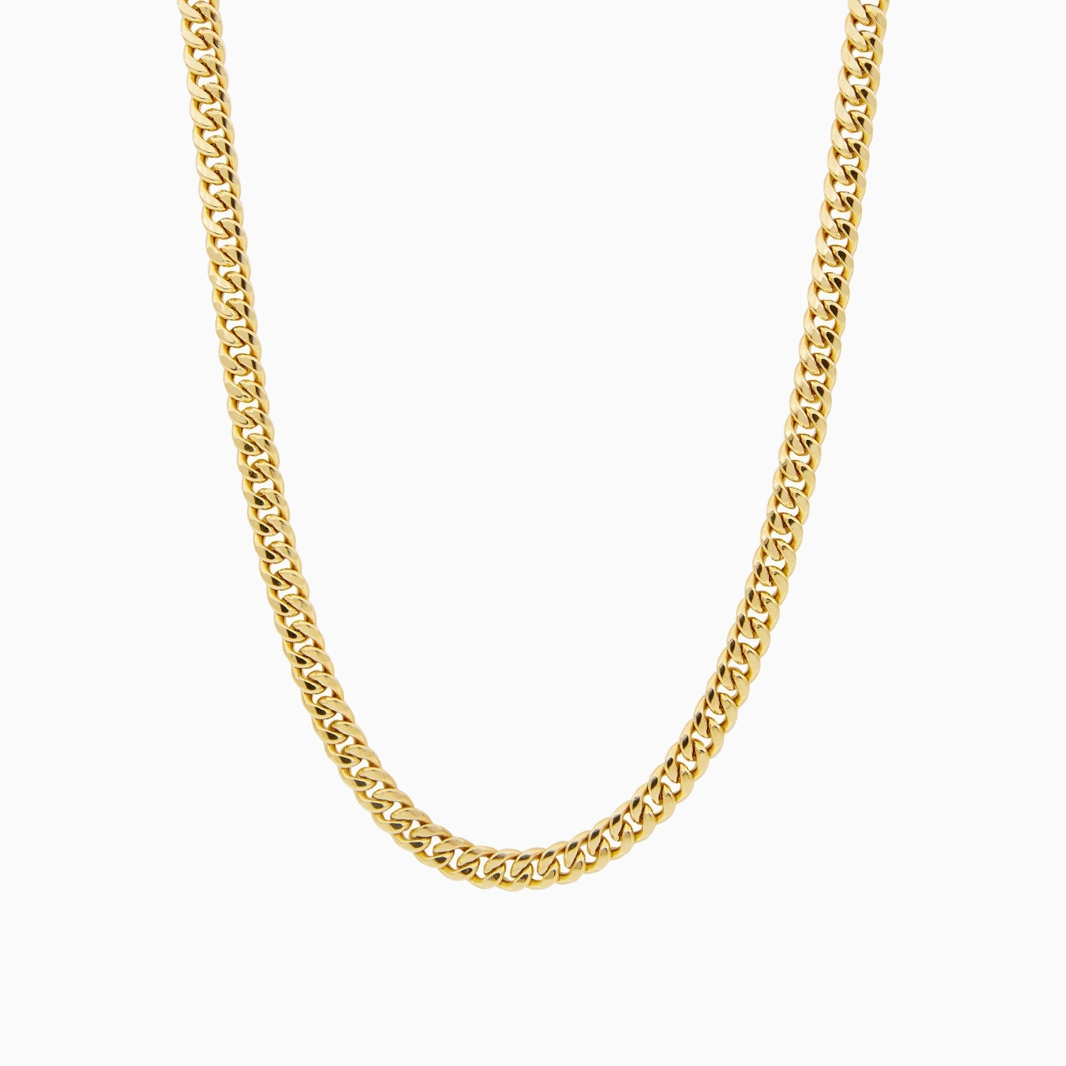 14k Gold Chain with Curb Link Weave