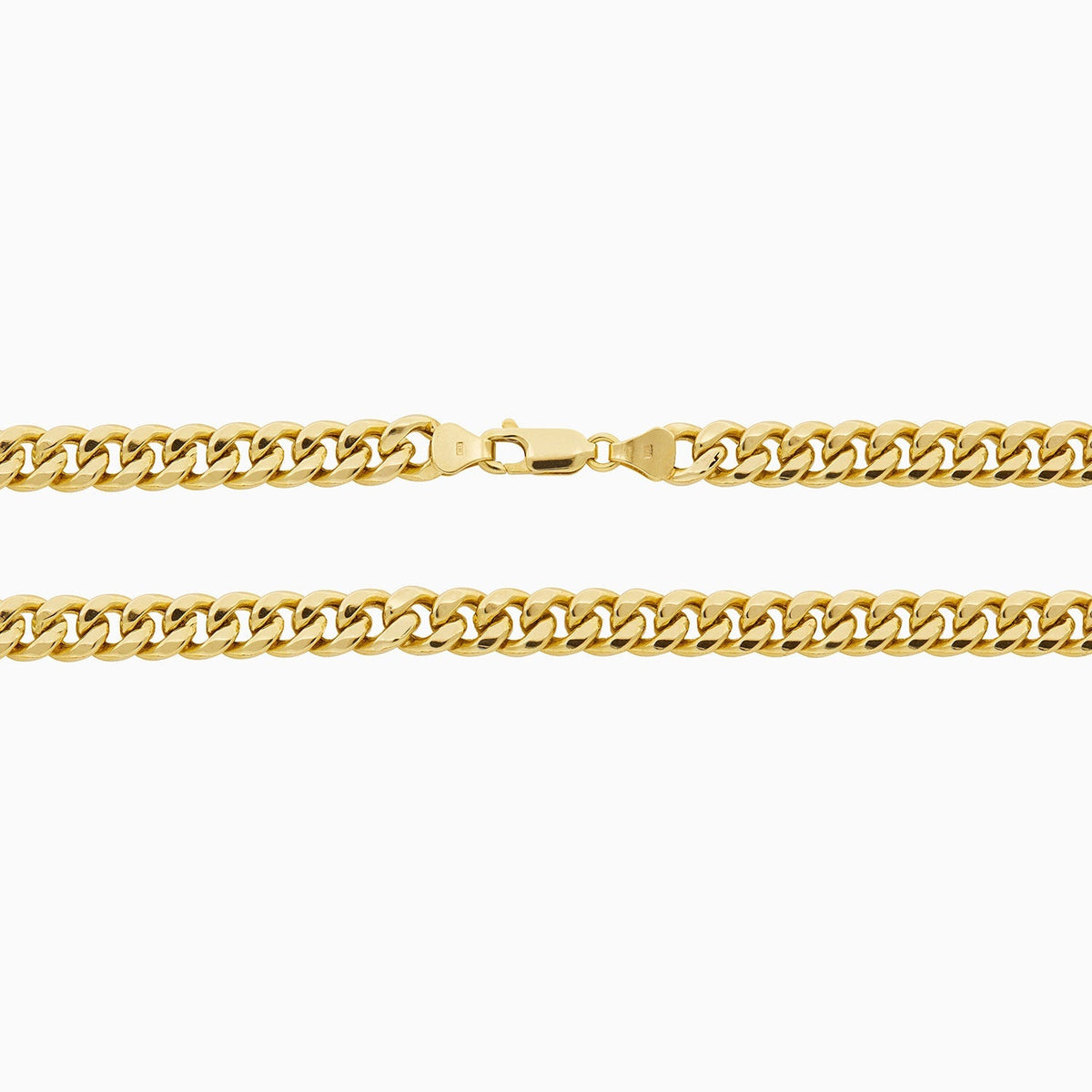 14k Gold Chain with Curb Link Weave