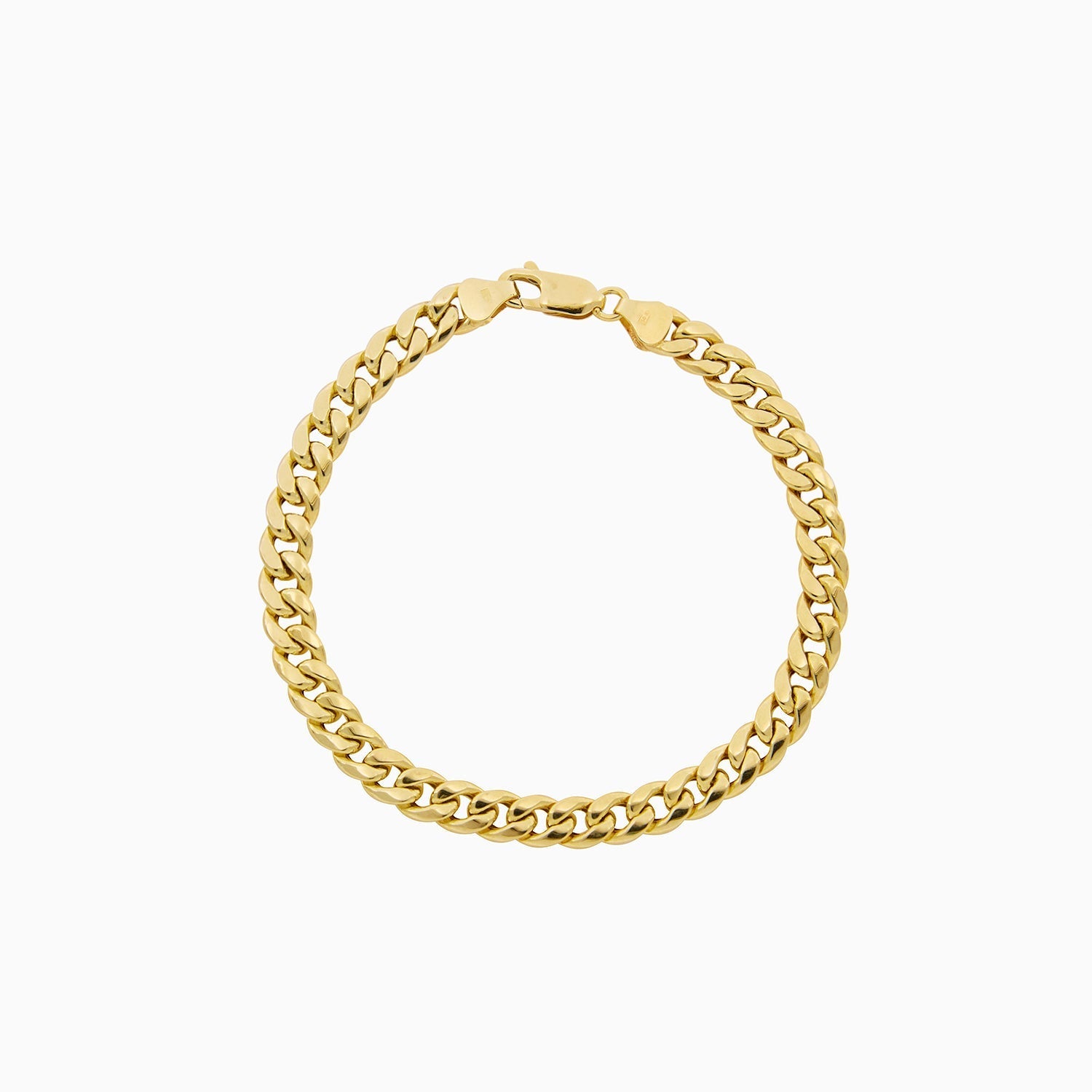 14k Gold Bracelet with Curbada Weave
